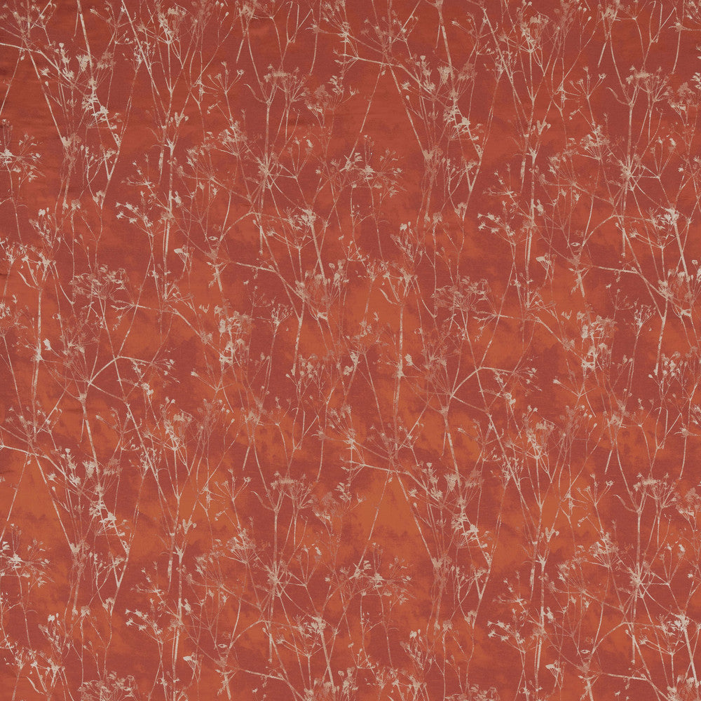 Fulbright 5 Cayenne by Marcus William Fabric KAI/MARCUS WILLIAM BOTANICAL ESCAPE 47%COT 28%NYL 25%POL INDIA Horizontal: 27.125 and Vertical: 29.875 54 in - Fabric Carolina -