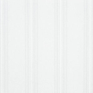 Bromley Stripe Snow White FWW7101 by Thibaut Fabric