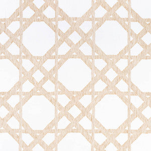 Cyrus Cane Embroidery Sand FWW7133 by Thibaut Fabric