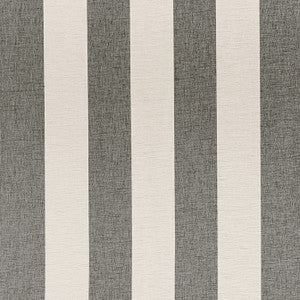 Newport Stripe Black and Linen FWW8216 by Thibaut Fabric