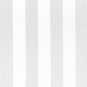 Newport Stripe Platinum and White FWW8217 by Thibaut Fabric