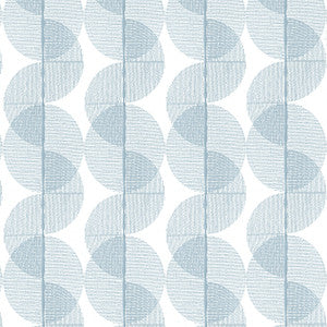 Cyclone Embroidery Ocean FWW8256 by Thibaut Fabric