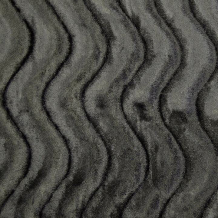 Flatbush Charcoal by Europatex Designer Fabric Flatbush 100% Polyester China Horizontal: 1.5" and Vertical: N/A 110" - Swanky Fabrics -
