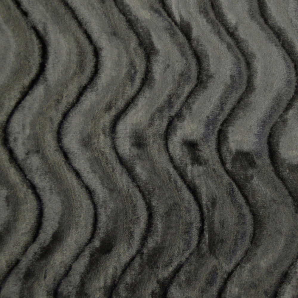Flatbush Charcoal by Europatex Designer Fabric Flatbush 100% Polyester 110.00 inches - Swanky Fabrics -