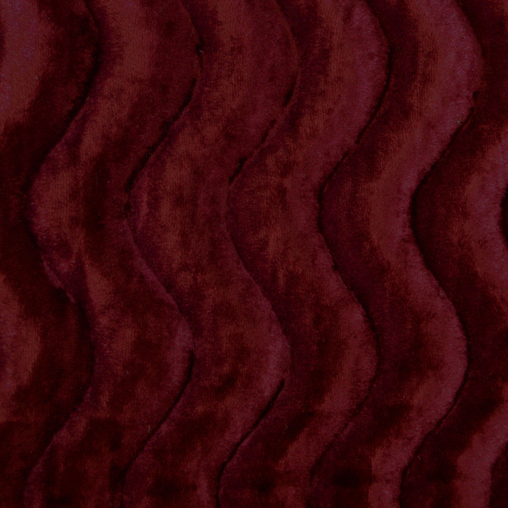 Flatbush Cherry by Europatex Designer Fabric Flatbush 100% Polyester China Horizontal: 1.5" and Vertical: N/A 110" - Swanky Fabrics -