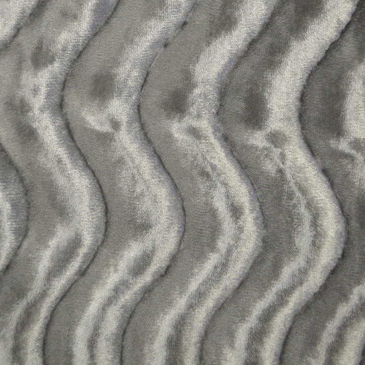 Flatbush Silver by Europatex Designer Fabric Flatbush 100% Polyester China Horizontal: 1.5" and Vertical: N/A 110" - Swanky Fabrics -