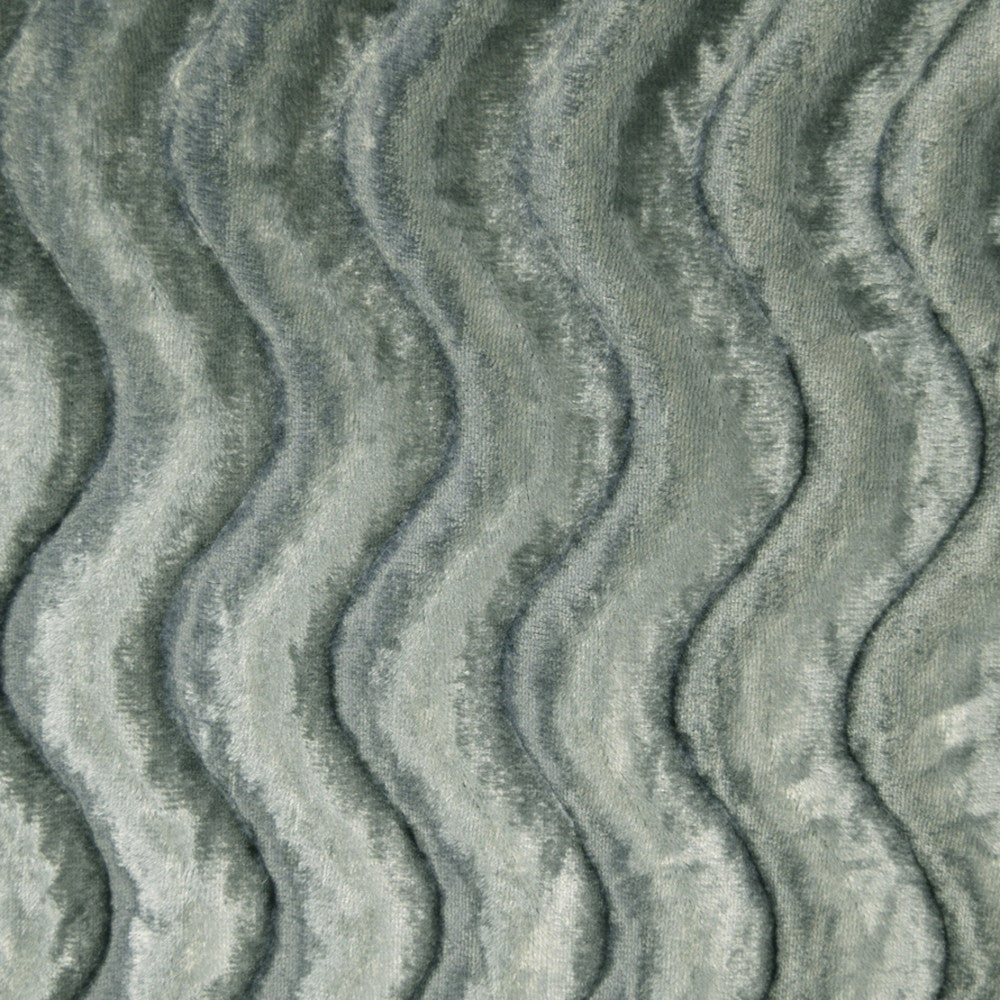 Flatbush Steel by Europatex Designer Fabric Flatbush 100% Polyester 110.00 inches - Swanky Fabrics -