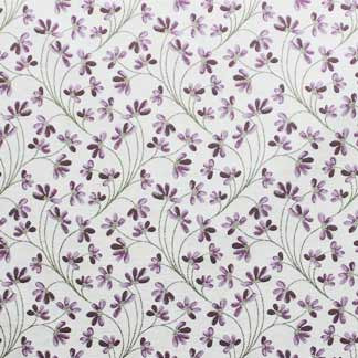 Flaunt Lilac 2223511004 by Carole Fabric Exclusive Runabout 71% Polyester, 24% Viscose, 5% Linen TURKEY H: 9-1/2"V, 6-3/4"H  55" Minimum (See sample for specifics) - Fabric Carolina - Carole Exclusive