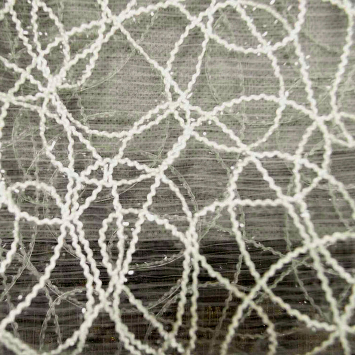 Majestic Flora Off White by Europatex Fabric Majestic Sheers 100% Polyester 11.75" H, 10.63" V 110.00 inches - Fabric Carolina -