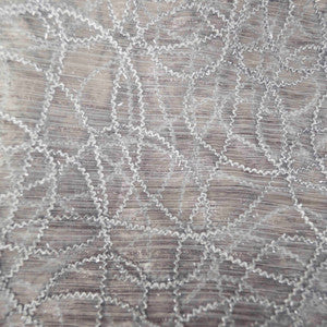 Majestic Flora Silver by Europatex Fabric