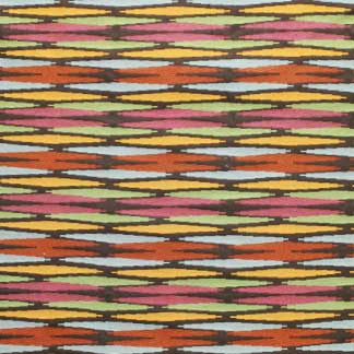 Follow Up Mountain 2248911008 by Carole Fabric Exclusive Tango Red 54% Rayon, 46% Polyester USA H: 5 1/8"V, 7 1/4"H  54" Minimum (See sample for specifics) - Fabric Carolina - Carole Exclusive