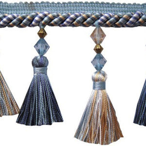Francis Blue Diamond by Europatex Fabric