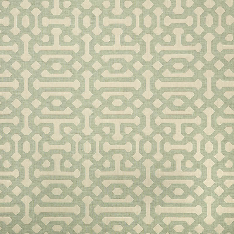 45991-0000 Fretwork  Mist by Sunbrella Fabric our website for purchase 100% Sunbrella Acrylic USA (see sample) 14.74" 54"  - Fabric Carolina -