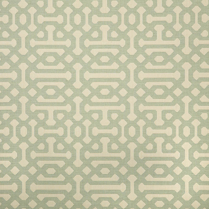 45991 Fretwork Mist by Sunbrella Fabric Cushion Furniture Drapery Fabrics > Sunbrella Jacquards 100% Acrylic USA or Imported 14.74" 54" - Fabric Carolina -