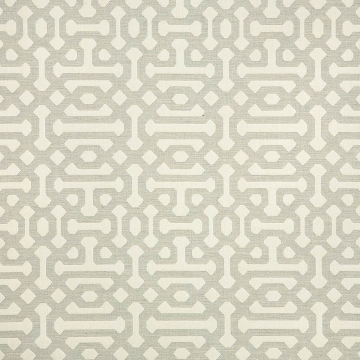 45991-0002 Fretwork  Pewter by Sunbrella Fabric our website for purchase 100% Sunbrella Acrylic USA (see sample) 14.74" 54"  - Fabric Carolina -