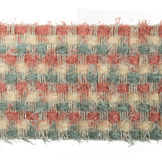 Fuzzy - SeaCoral by Europatex Designer Fabric Fuzzy 47.6% Polyester / 31.7% Cotton / 20.7% Metallic Yarns China See Sample Horizontal: N/A and Vertical: N/A 3.50 inches  - Swanky Fabrics -