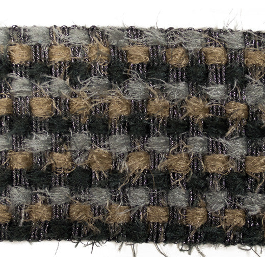 Fuzzy - Graphite by Europatex Fabric Fuzzy 47.6% Polyester / 31.7% Cotton / 20.7% Metallic Yarns China See Sample Horizontal: N/A and Vertical: N/A 3.50 inches  - Fabric Carolina -