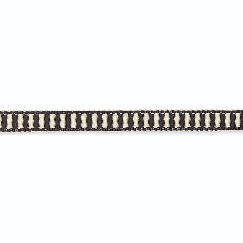 Claudine Silk Gimp 1/2" Obsidian/Pewter G500-13 by Schumacher Trim SCHUMACHER TRIM PROGRAM See Sample UNITED STATES OF AMERICA TO BE DETERMINED </p><p>Repeat: Horizontal: - and Vertical: - 0 1/2" WIDE (1CM) - Fabric Carolina -