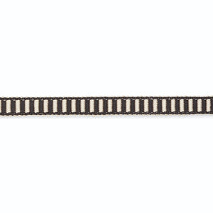 Claudine Silk Gimp 1/2" Obsidian/Pewter G500-13 by Schumacher Trim