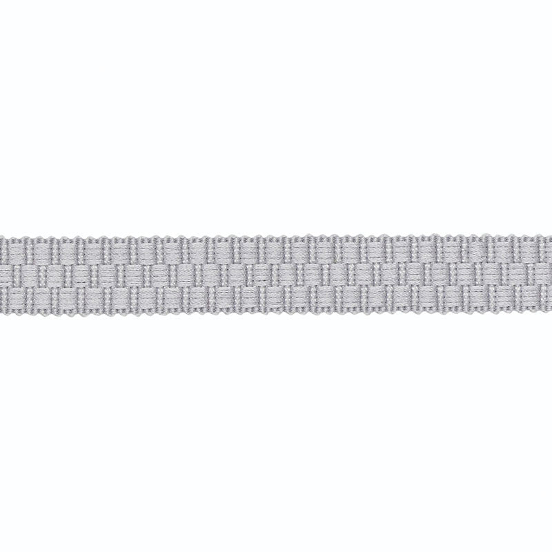 Eleanor Gimp Platinum G503-10 by Schumacher Trim SCHUMACHER TRIM PROGRAM See Sample UNITED STATES OF AMERICA TO BE DETERMINED </p><p>Repeat: Horizontal: - and Vertical: - - - Fabric Carolina -