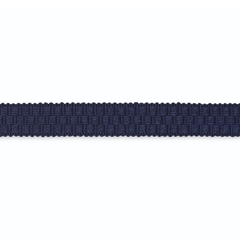Eleanor Gimp Midnight G503-12 by Schumacher Trim SCHUMACHER TRIM PROGRAM RAYON 100% UNITED STATES OF AMERICA </p><p>Repeat: Horizontal: and Vertical: 0 - Fabric Carolina -