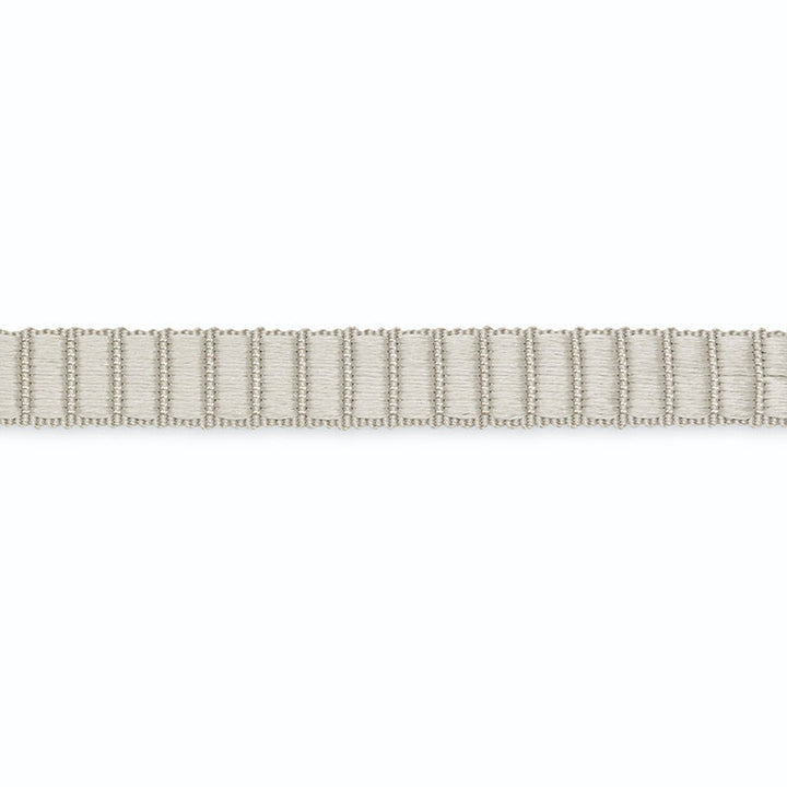 Rene Gimp Silver 1/2" Silk Gimp G510-8 by Schumacher Trim SCHUMACHER TRIM PROGRAM SILK 100% UNITED STATES OF AMERICA </p><p>Repeat: Horizontal: and Vertical: 0 - Fabric Carolina -