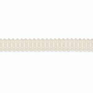 Mikayla Gimp Silk W/Picot 3/4" Blanc G524-1 by Schumacher Trim