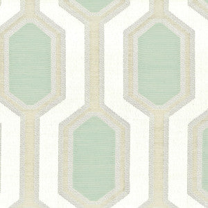 Gabbart 1 Aqua by Stout Fabric
