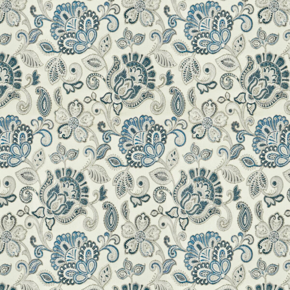 Gabor 1 Porcelain by Stout Fabric COMFORTABLE LIVING DENIM/NAVY 100%POL INDIA CATB 117-2013 WYZENBEEK 50 000 DOUBLE RUB WEAR TEST (HEAVY DUTY) Horizontal: 13.5 and Vertical: 21.5 54 in - Fabric Carolina -