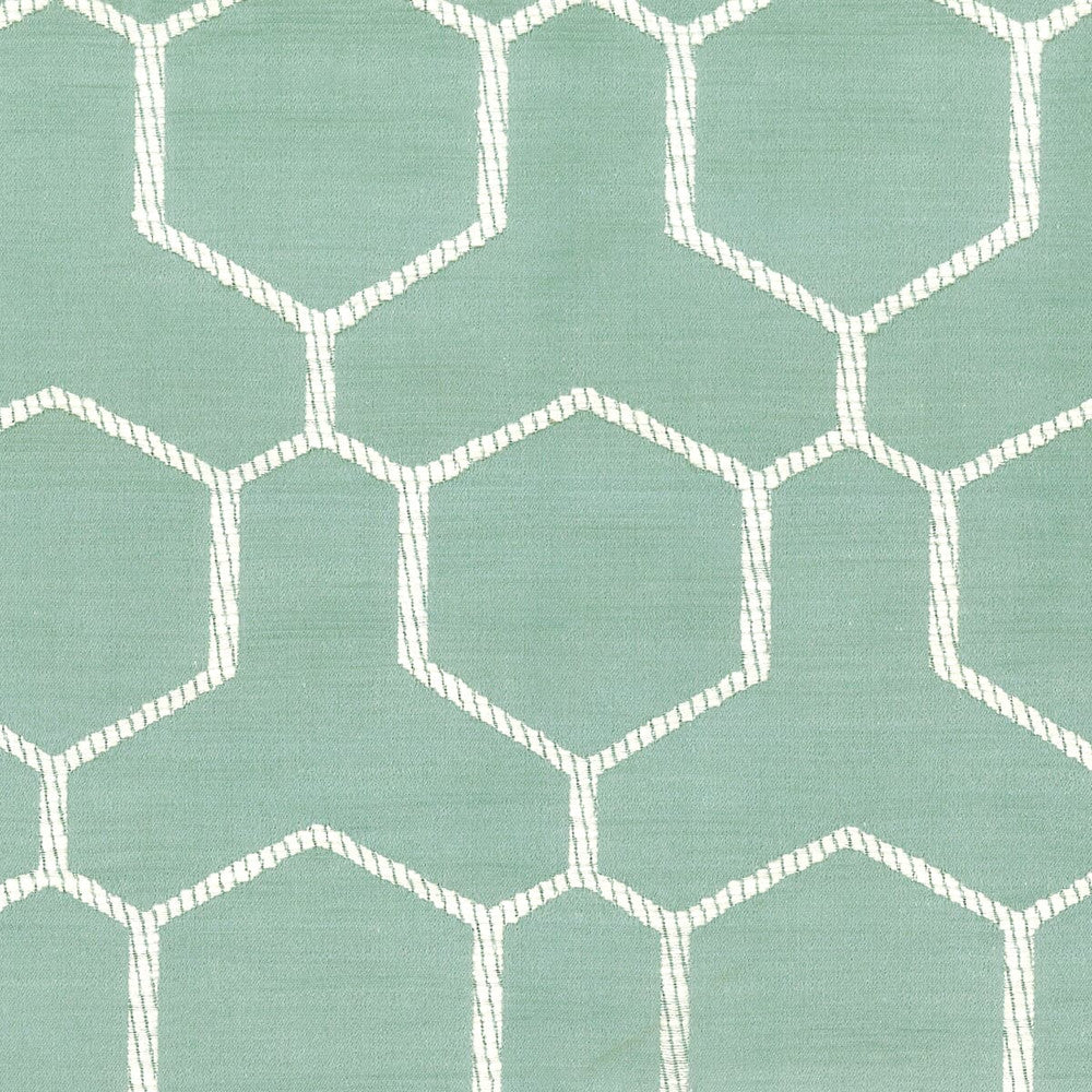 Gainful 1 Aqua by Stout Fabric COMFORTABLE LIVING SEAMIST/AQUA 75%COT 25%POL INDIA Horizontal: 3.125 and Vertical: 5.125 57 in - Fabric Carolina -