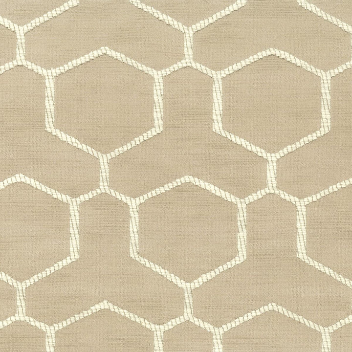 Gainful 4 Jute by Stout Fabric COMFORTABLE LIVING IVORY/SAND 75%COT 25%POL INDIA Horizontal: 3.125 and Vertical: 5.125 57 in - Fabric Carolina -