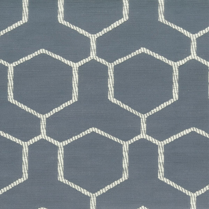 Gainful 6 Wedgewood by Stout Fabric Comfortable Living Denim/Navy 75% Cotton 25% Polyester INDIA Horizontal: 3.125 and Vertical: 5.125 57 in - Fabric Carolina -