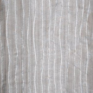 Gala Silver B407 by Norbar Fabric ALLURE 54% LINEN 46% POLYESTER TURKEY 12 1/4"V 7 1/2"H 116" - Fabric Carolina -