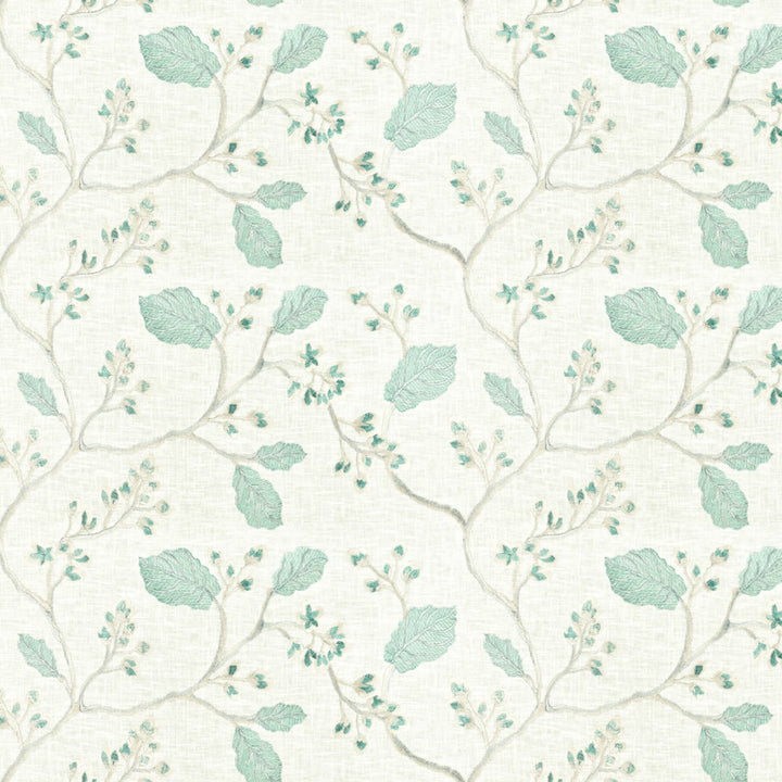 Gammon 1 Seaglass by Stout Fabric COLOR MY WINDOW SPA/SHORELINE 30%COT 70%POL %VEMB INDIA Horizontal: 16.5 and Vertical: 9.25 51.5 in - Fabric Carolina -