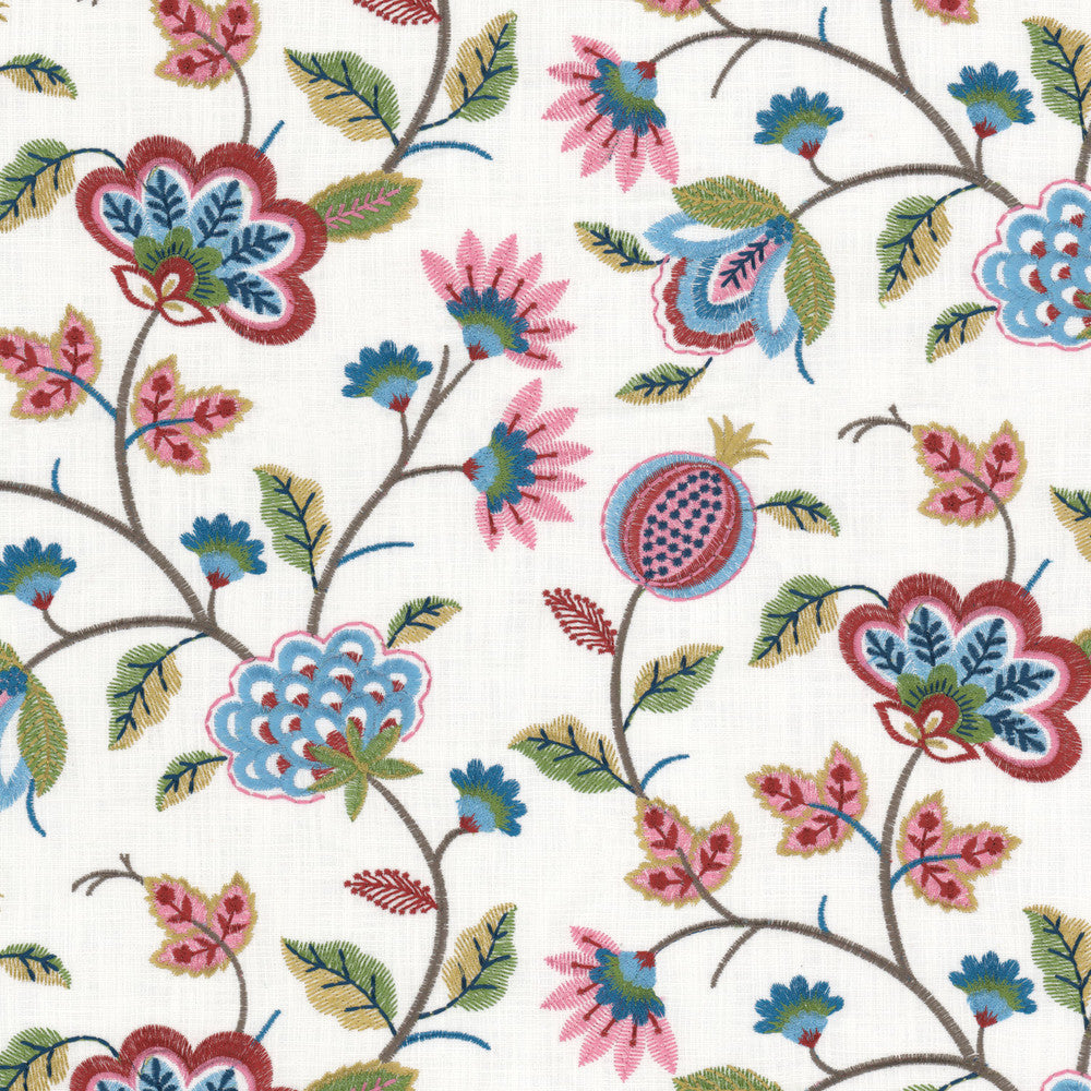 Gardenparty 2 Festival by Stout Fabric Stout Fabric Gardenparty 2 FestivalFabric Rainbow Library Blossom/Sunset 100%Cot %Vemb India </p><p>Repeat: H: 25.75, V: 0 52 in - Fabric Carolina -
