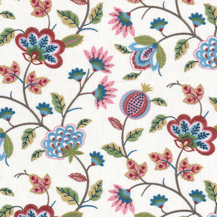 Gardenparty 2 Festival by Stout Fabric Stout Fabric Gardenparty 2 FestivalFabric Rainbow Library Blossom/Sunset 100%Cot %Vemb India </p><p>Repeat: H: 25.75, V: 0 52 in - Fabric Carolina -