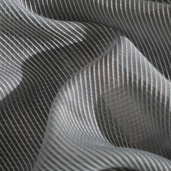 Celestial Garibaldi Mirage Gray by Europatex Fabric Celestial 100% Polyester 0.125" V 125.00 inches - Fabric Carolina -