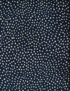 Garvey Navy by Norbar Designer Fabric PRISM BLUES 70 RAYON 30 POLYESTER CHINA 3 1/2"V 5 1/2"H 58 - Swanky Fabrics -