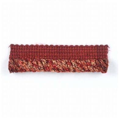 Gasa 4 Cranberry by Stout Trim INSPIRATIONS TRIM 89%ACT 11%ACR ITALY Horizontal: 0 and Vertical: 0 0.38 in - Fabric Carolina -