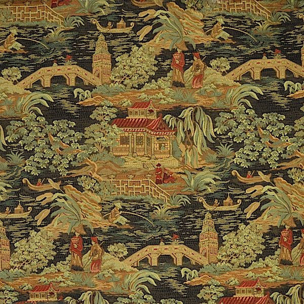 Gates Onyx by Magnolia Fabric - 75Visc/25Poly China 30000 Horizontal: 14 and Vertical: 26 54" - Fabric Carolina -