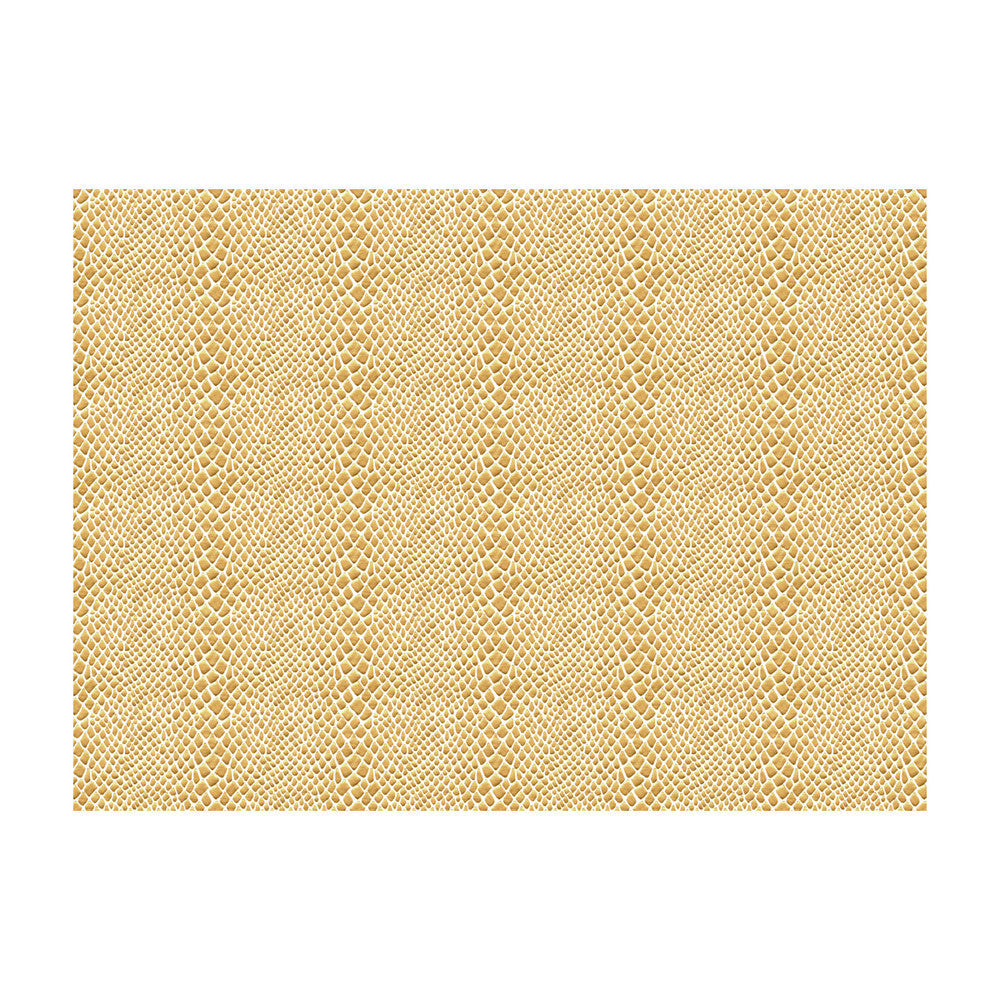 Gator Glam White Gold by Kravet Couture Designer Fabric MODERN LUXE COTTON - 38%;LINEN - 36%;POLYESTER - 26% Italy HEAVY Horizontal: 3 and Vertical: 2 55 - Swanky Fabrics -