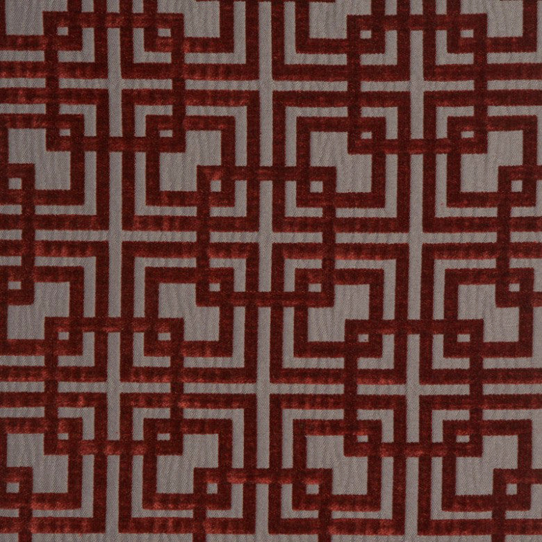 Grand Central # 201 Berry by Maxwell Fabric STUDIO-NEW YORK 47% ACRYLIC/30% POLYESTER
23% VISCOSE TURKEY See sample </p><p>Repeat: Horizontal: 6.75" and Vertical: 6.75" 55" - Fabric Carolina -