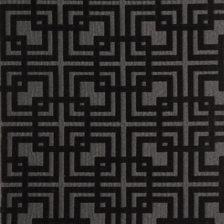 Grand Central # 204 Onyx by Maxwell Fabric STUDIO-NEW YORK 47% ACRYLIC 30% POLYESTER
23% VISCOSE TURKEY </p><p>Repeat: Horizontal: H-6.75 and Vertical: V-6.75 55" - Fabric Carolina -