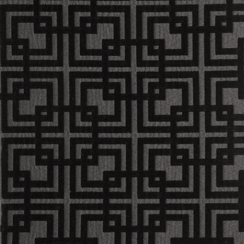 Grand Central # 204 Onyx by Maxwell Fabric STUDIO-NEW YORK 47% ACRYLIC 30% POLYESTER
23% VISCOSE TURKEY </p><p>Repeat: Horizontal: H-6.75 and Vertical: V-6.75 55" - Fabric Carolina -