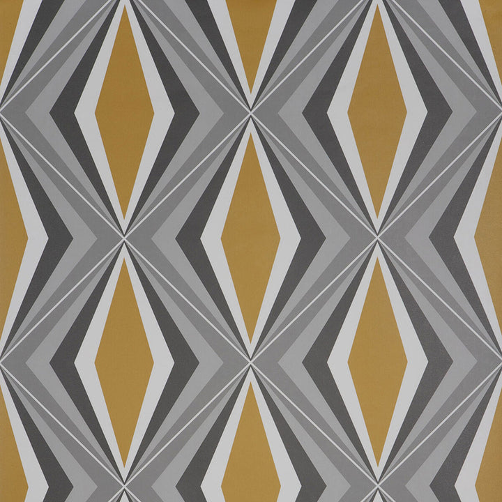 Caleidoscopio Ocre by Gaston Y Daniela Wallcovering PAPER - 100% Spain Horizontal: and Vertical: 10.4 20.8 - Fabric Carolina -