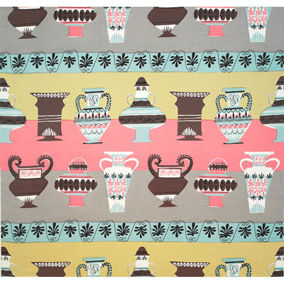 Mikonos Frambuesa/Or by Gaston Y Daniela Fabric - COTTON - 50%;LINEN - 50% Spain HEAVY Horizontal: 30.92 and Vertical: 37.82 63 - Fabric Carolina -