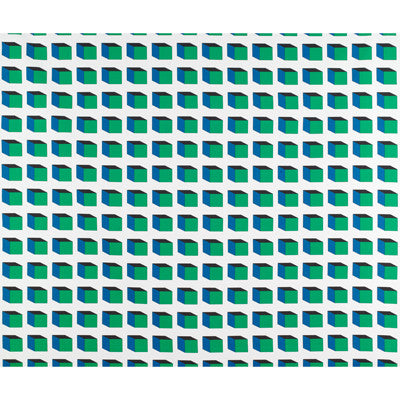 Lolo Verde/Azul by Gaston Y Daniela Fabric LORENZO CASTILLO COTTON - 100% Spain MEDIUM Horizontal: 3.25 and Vertical: 3.125 55 - Fabric Carolina -