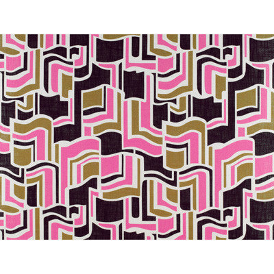 Sarasota Rosa/Onyx by Gaston Y Daniela Fabric GASTON UPTOWN VISCOSE - 67%;LINEN - 33% Spain - Horizontal: 27.125 and Vertical: 27.125 55 - Fabric Carolina -
