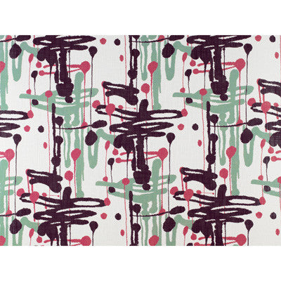 Pensacola Verde/Rosa by Gaston Y Daniela Fabric GASTON UPTOWN VISCOSE - 67%;LINEN - 33% Spain - Horizontal: 26.75 and Vertical: 30 55 - Fabric Carolina -