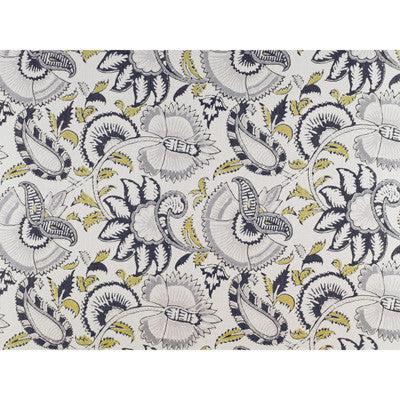 Orlando Gris/Amarill by Gaston Y Daniela Fabric GASTON UPTOWN VISCOSE - 67%;LINEN - 33% Spain - Horizontal: 23.5 and Vertical: 19.25 55 - Fabric Carolina -